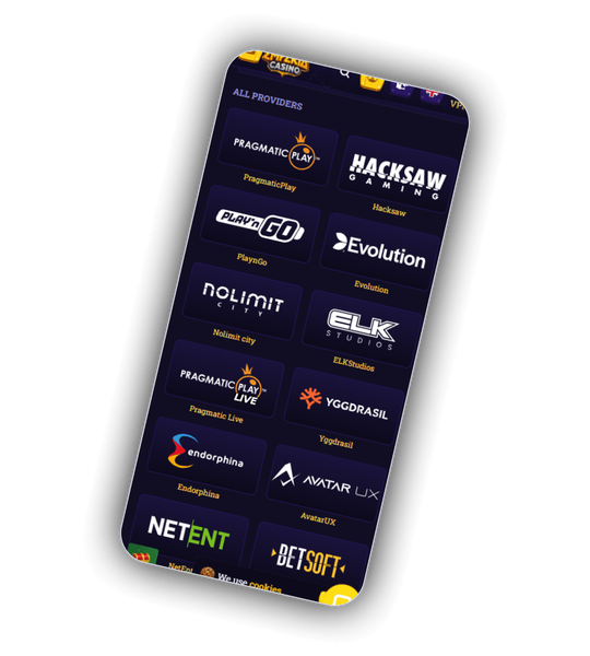 Emperia Casino software providers and studios